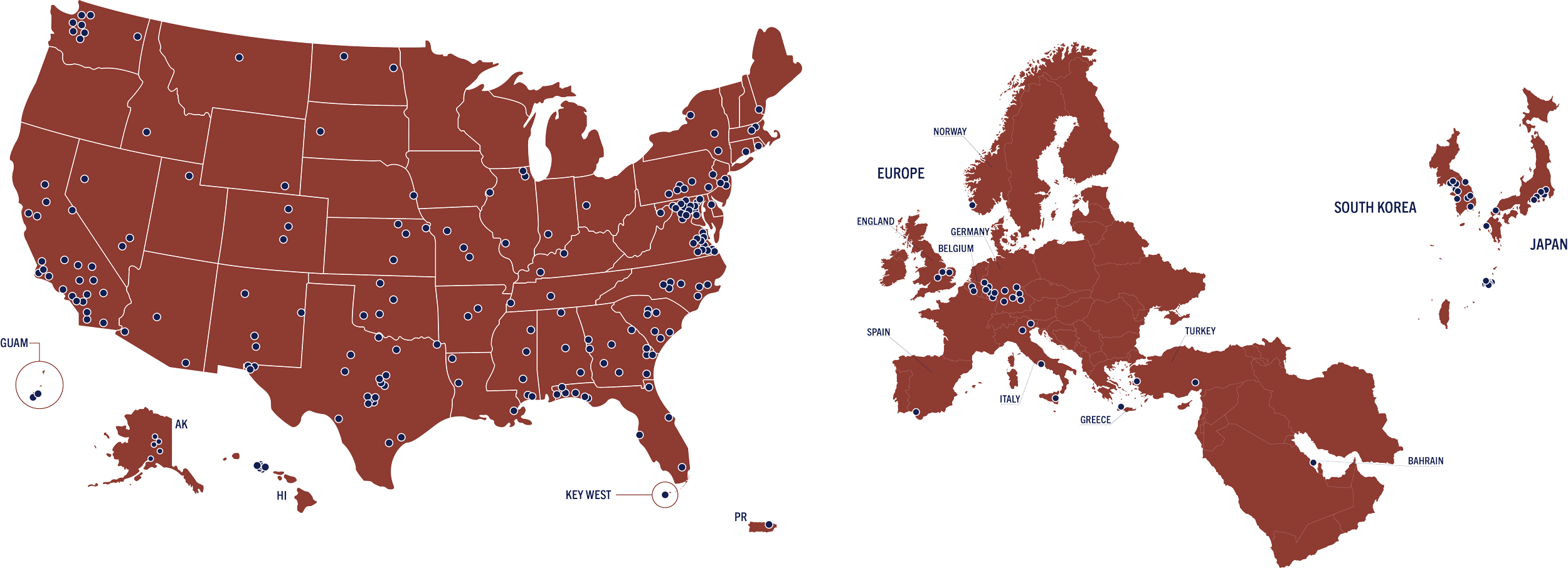 Worldwide Opportunities Map